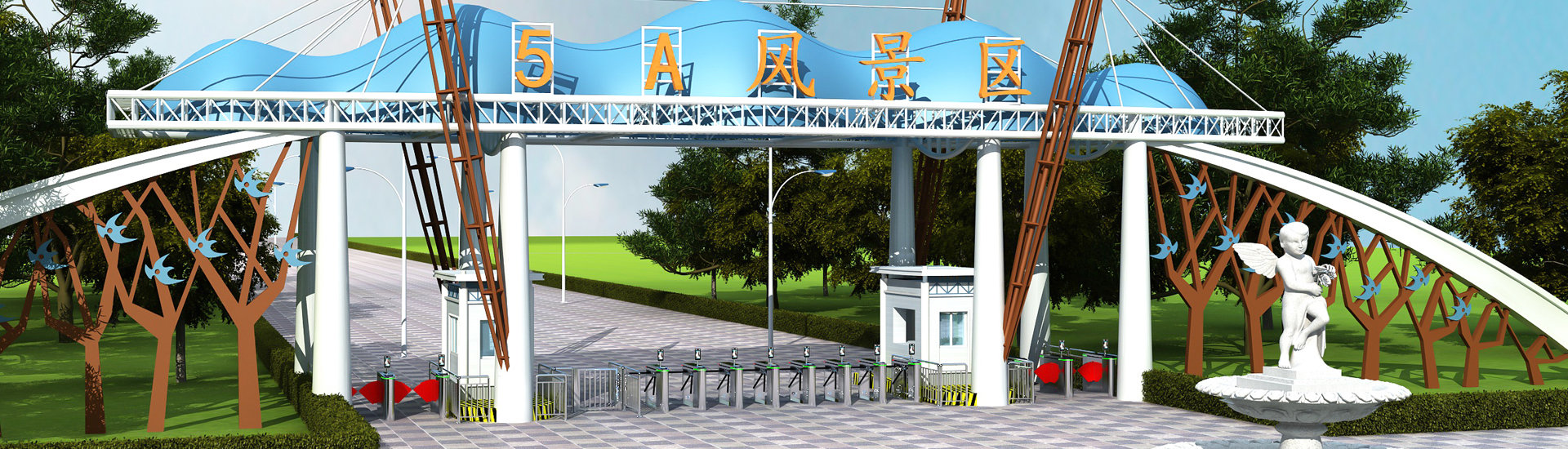 票務(wù)系統(tǒng)與智能閘機(jī)的組合，打造無人值守智能景區(qū)閘機(jī)